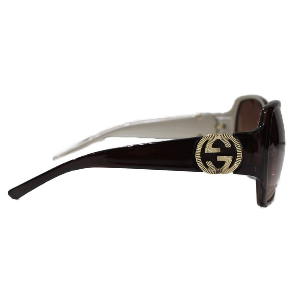 Gucci Round Sunglasses Brown - Picture 4 of 11